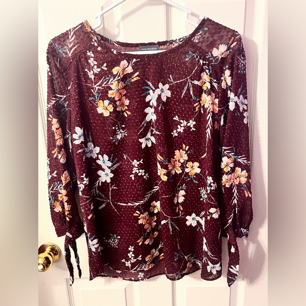 Textured and patterned shirt